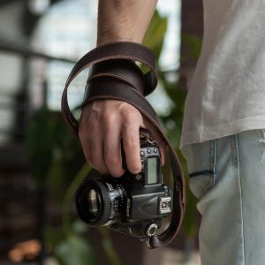Ремень для фотоаппарата, подарок фотографу, кожаный ремень для фотоаппарата